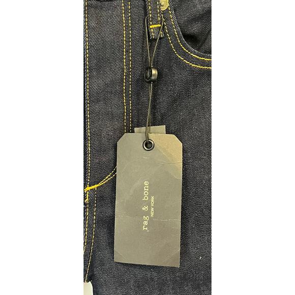 NWT Rag & Bone 'FIT 1' Men's Extra Slim Fit Jeans Indigo Rinse Selvedge sz. 30 - Picture 6 of 9